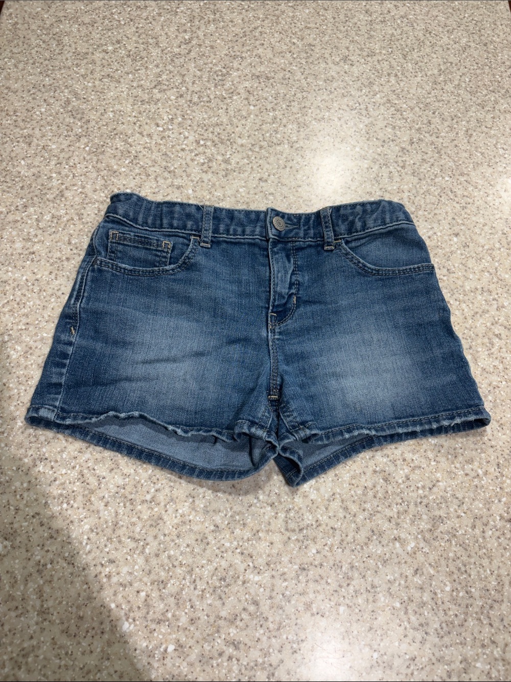 Gap size 14 regular shortie denim shorts with adjustable waist